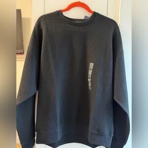 Calvin Klein Black Geometric Crewneck Sweater
